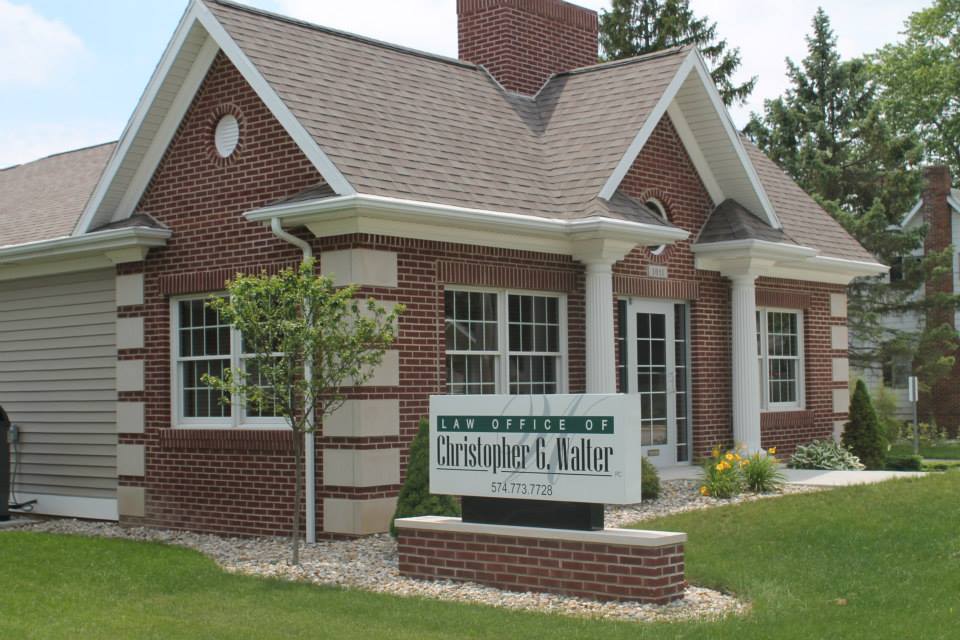 Walter Law office at 1051 East Market St in Nappanee, Indiana